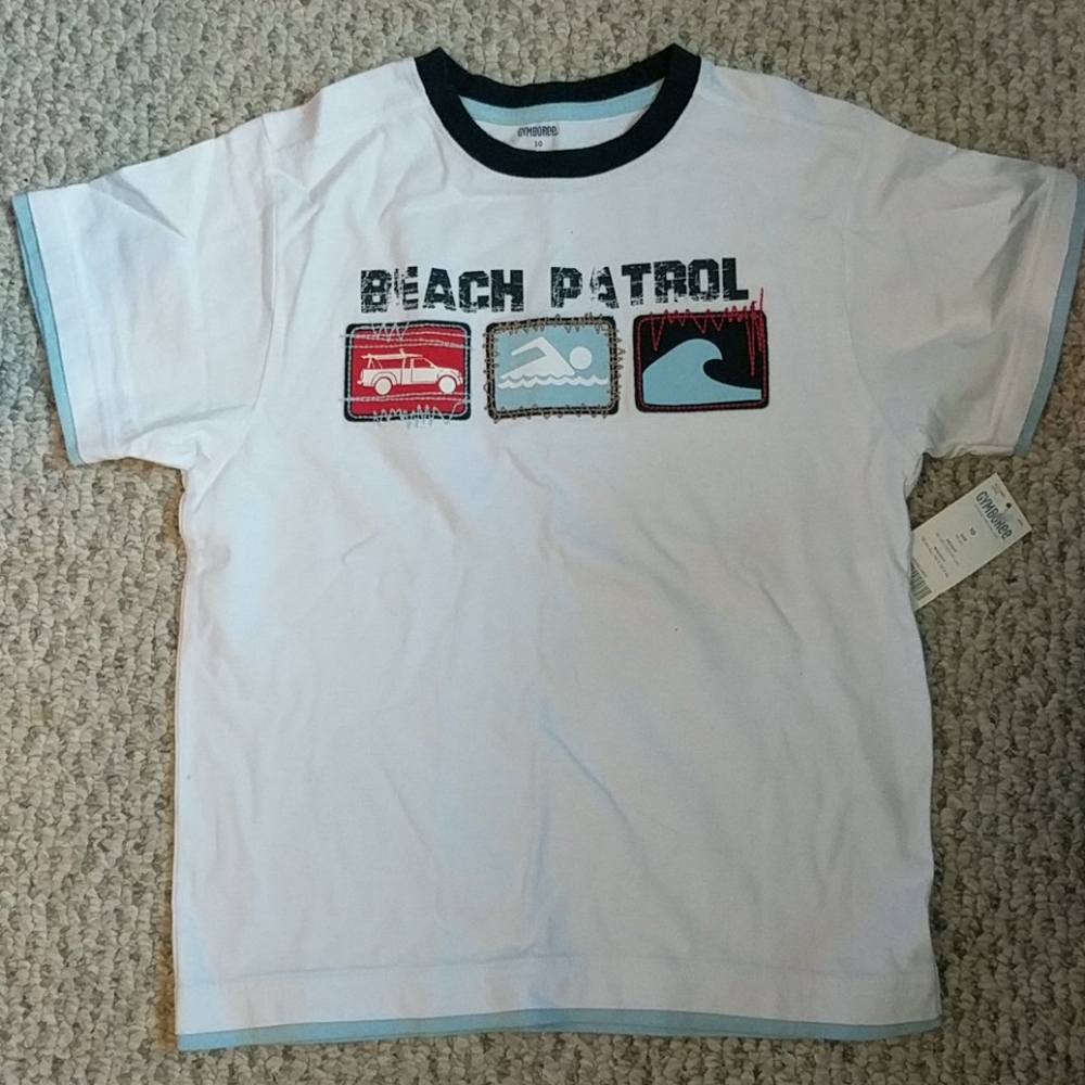NWT Boys Beach Patrol Gymboree t-shirt